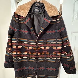 Pendleton Brownsville Sunset River Wool Coat - Men’s LG